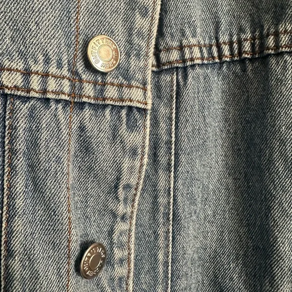 Vintage JCrew Jean Jacket size M - Picture 8 of 9